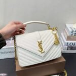 SAINT LAURENT Collège Medium leather shoulder bag - Image 2