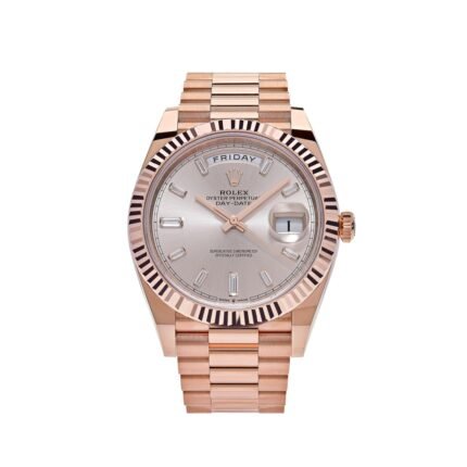 Rolex Day-Date 40 228235 Rose Gold Sundust Diamond Dial