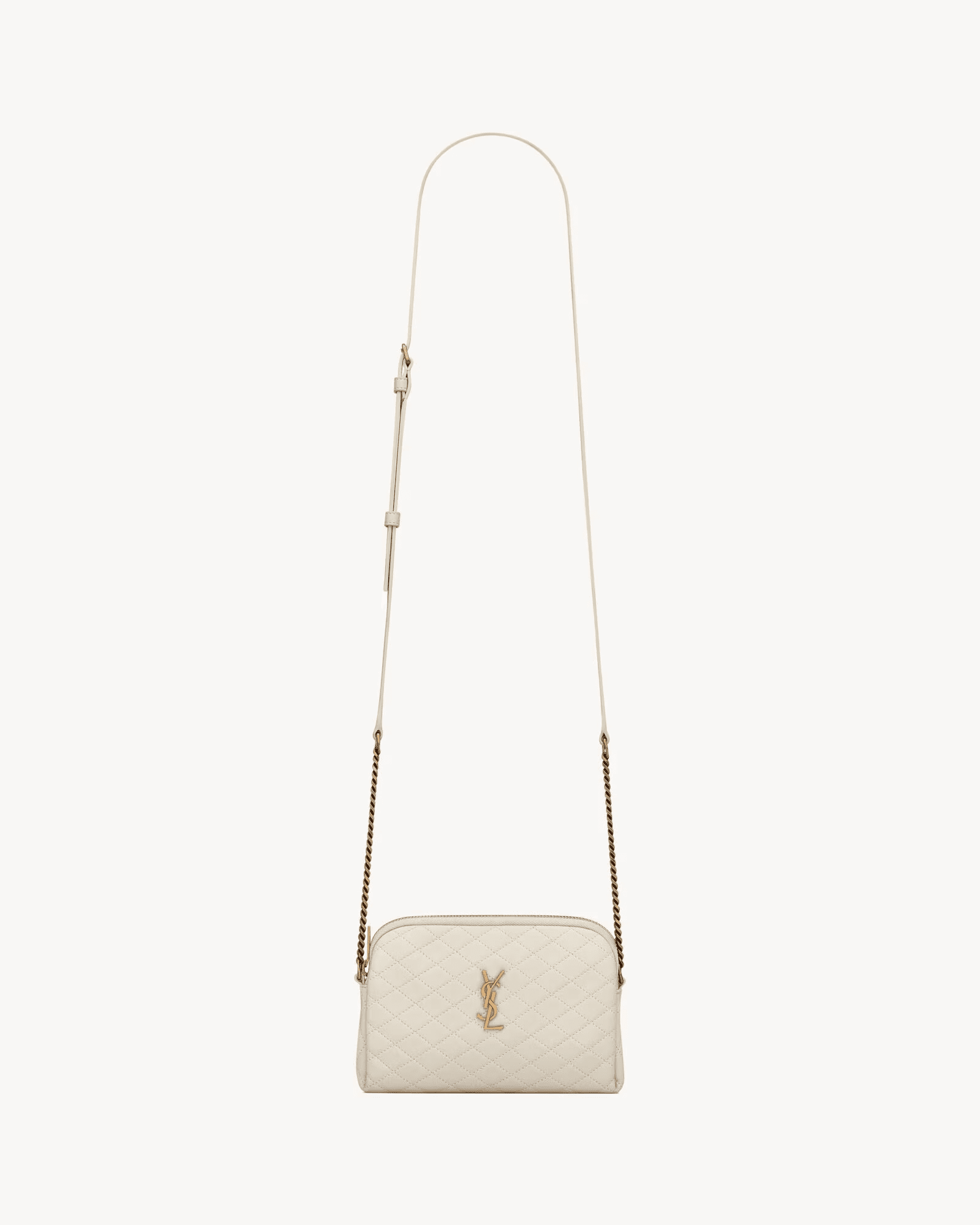 efdbaa76811caeb5940cac80ca344f8c Saint Laurent GABY ZIPPERED POUCH IN LAMBSKIN - Image 1