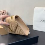 Saint Laurent ENVELOPE MEDIUM IN QUILTED GRAIN DE POUDRE EMBOSSED LEATHER - Image 6