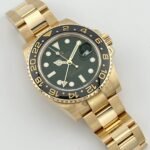 Rolex GMT-Master II 116718LN Yellow Gold Green Dial Black Bezel (2006) - Image 2
