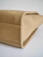 CHANEL Deauville Tote Small Beige Canvas - Image 4