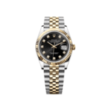 Rolex Datejust 36 126233 Stainless Steel Yellow Gold Black Diamond Dial Jubilee (2024)