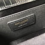 Saint Laurent Medium Kate Tassel Chain Bag In Black Crocodile Em - Image 15