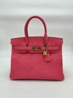 Hermès Rose Azalee Birkin 30 Epsom Gold Hardware - Image 2