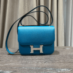 Hermès Bleu Izmir Constance 18 Epsom Palladium Hardware - Image 2