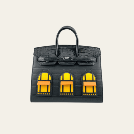 Hermès Sac Faubourg Birkin Sellier 20 Matte Alligator So Black Hardware