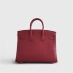 Hermès Birkin 25 Togo Rubis Palladium Hardware - Image 2