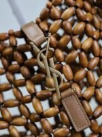 Saint Laurent LE 5 À 7 large in wood beads - Image 7