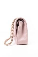 Chanel Medium Classic Double Flap Light Pink Caviar Light Gold Hardware - Image 6