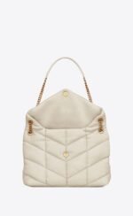 Saint Laurent PUFFER MEDIUM BAG IN QUILTED NAPPA LEATHER - Image 4