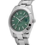 Rolex Datejust 41 126300 Stainless Steel Green Dial Oyster (2025) - Image 3