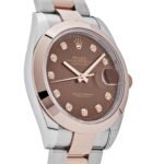Rolex Datejust 41 126301 Rose Gold Stainless Steel Chocolate Diamond Dial (2023) - Image 3