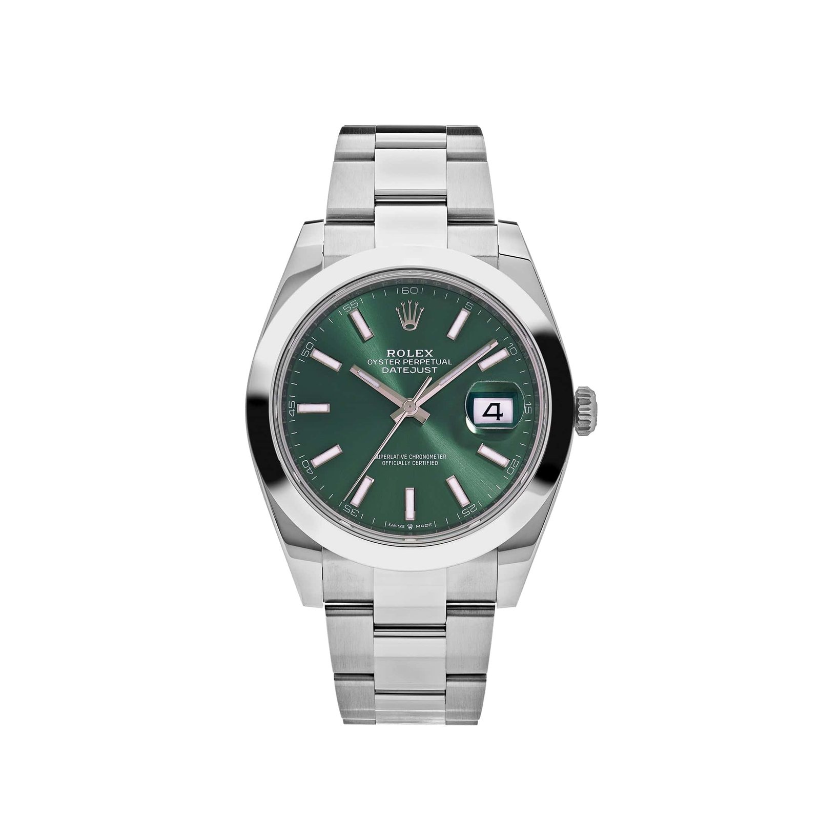 nHa6s1ew-rolex-datejust-41-mint-green-dial-steel-oyster-bracelet-126300-2022-rolex-40498276368628 Rolex Datejust 41 126300 Stainless Steel Green Dial Oyster (2025) - Image 1