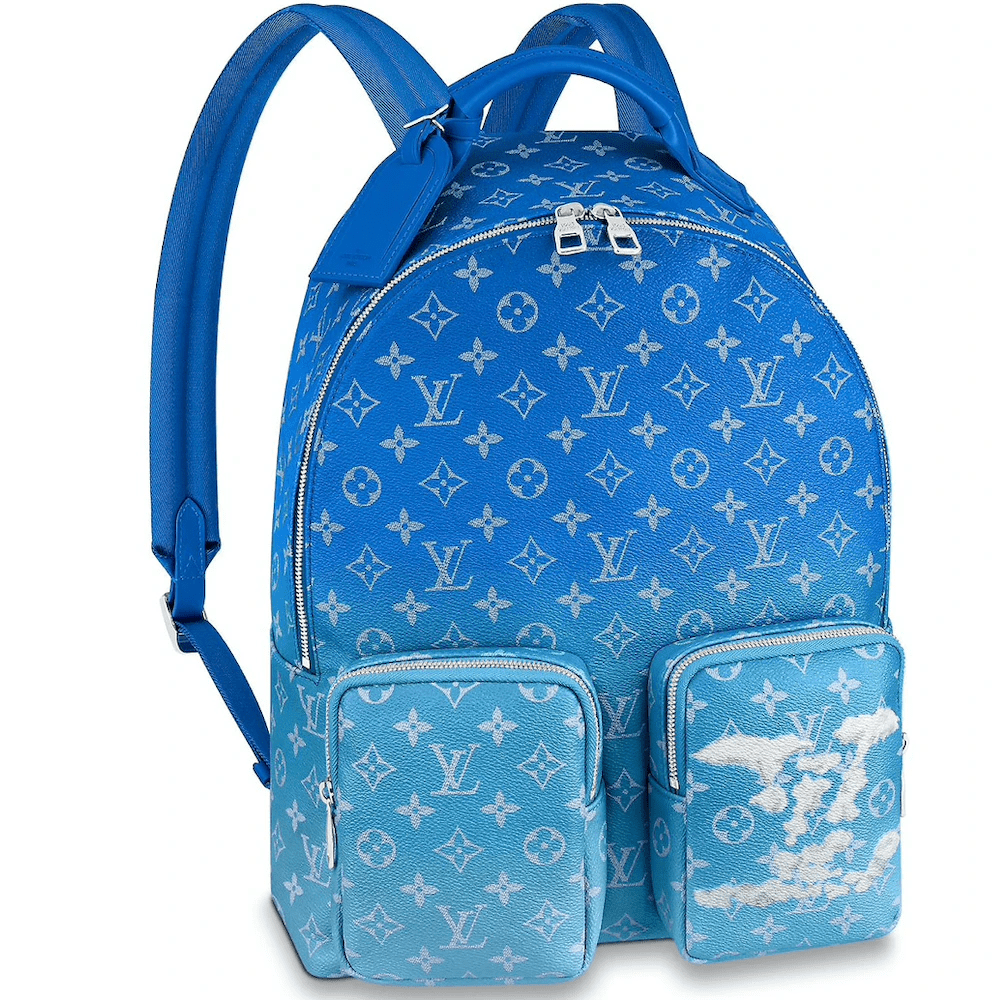 nYZA418g-BMC3OA43VCQPJPEE2ZO7 Louis Vuitton Backpack Multipocket Clouds Monogram Blue M45441 - Image 1
