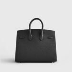 Hermès Birkin 25 Epsom Black Electrum Sellier - Image 2