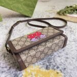 GUCCI Cherry Print Mini Bag In Beige - Image 7