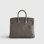 Hermès Birkin 25 Togo Gris Etain Gold Hardware - Image 2