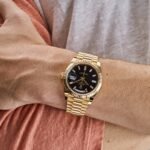 Rolex Day-Date 40 228238 Yellow Gold Black Baguette Diamond Dial (2022) - Image 2