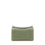 CHANEL MEDIUM BOY BAG CAVIAR LIGHT GREEN - Image 2
