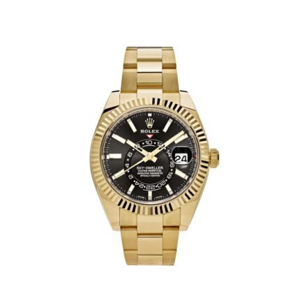 Rolex Sky-Dweller 336938 Yellow Gold Black Dial