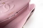 Chanel Medium Classic Double Flap Light Pink Caviar Light Gold Hardware - Image 13