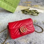 GUCCI Marmont matelasse leather super mini bag - Image 3