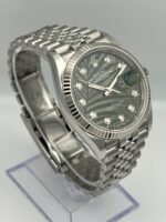 Rolex Datejust 36 126234 White Gold Stainless Steel Palm Motif Diamond Dial Jubilee (2023) - Image 4