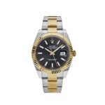 Rolex Datejust 41 126333 Yellow Gold Stainless Steel Black Dial Oyster (2024)
