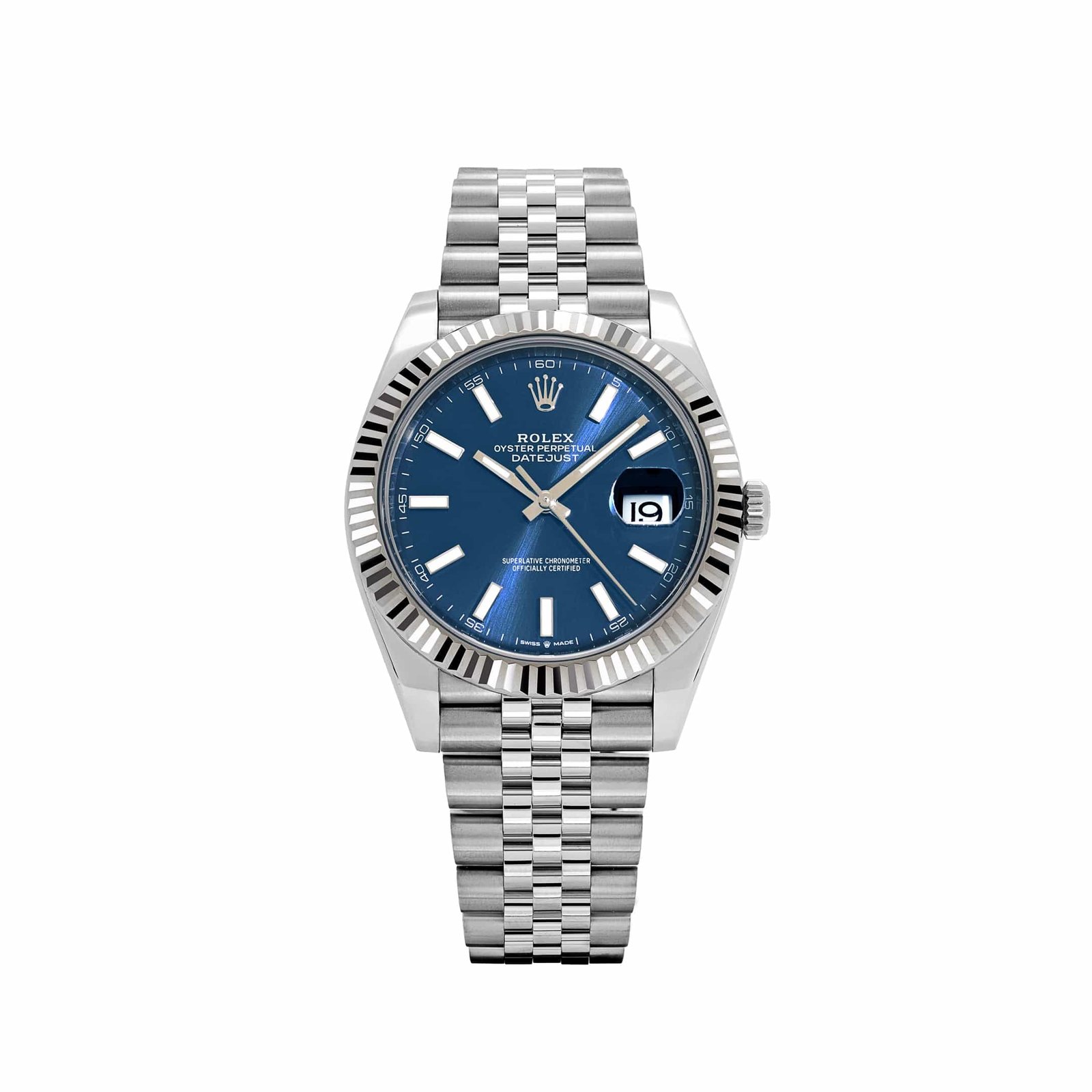 rolex-datejust-126334-stainless-steel-blue-dial-jubilee-2020-rolex-1159851045 Rolex Datejust 41 126334 Stainless Steel Blue Dial Jubilee (2020) - Image 1