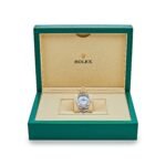 Rolex Day-Date 36 128396TBR Platinum Ice Blue Dial Diamond Bezel (2024) - Image 7