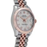 Rolex Datejust 31 278271 ‘Ladies’ Stainless Steel Rose Gold Silver Diamond Dial (2025) - Image 4