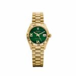Rolex Datejust 31 278278 ‘Ladies’ Yellow Gold Malachite Diamond Dial (2021)