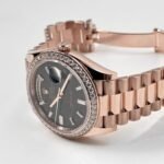 Rolex Day-Date 40 228345RBR Rose Gold Eisenkiesel Dial Diamond Bezel (2023) - Image 4