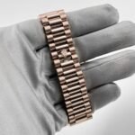 Rolex Day-Date 40 228345RBR Rose Gold Eisenkiesel Dial Diamond Bezel (2023) - Image 11