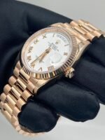 Rolex Day-Date 36 128235 Rose Gold White Dial - Image 5