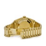 Rolex Day-Date 36 128348RBR Yellow Gold Diamond Bezel Turquoise Diamond Dial - Image 6