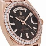 Rolex Day-Date 40 228345RBR Rose Gold Eisenkiesel Diamond Dial Diamond Bezel (2025) - Image 5