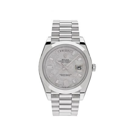 Rolex Day-Date 40 228206 Platinum Meteorite Diamond Dial