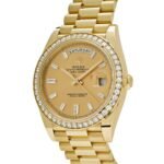Rolex Day-Date 40 228348RBR Yellow Gold Diamond Bezel Champagne Diamond Dial - Image 2