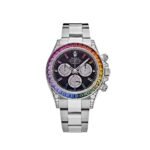 Rolex Daytona 116599RBOW ‘Rainbow’ White Gold Black Dial Sapphire Bezel