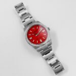 Rolex Oyster Perpetual 41 124300 Stainless Steel Red Dial (2021) - Image 2