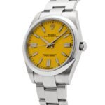 Rolex Oyster Perpetual 41 124300 Stainless Steel Yellow Dial - Image 3