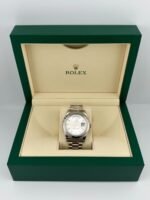 Rolex Day-Date 36 218239 White Gold Silver Dial (2022) - Image 5