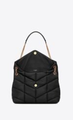 Saint Laurent PUFFER MEDIUM BAG IN QUILTED NAPPA LEATHER - Image 5