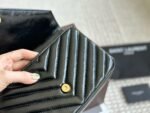 SAINT LAURENT BLACK ‘COLLEGE MINI’ SHOULDER BAG - Image 9