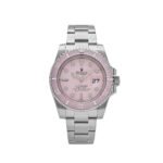 Rolex Submariner Date 116610LN Stainless Steel With Aftermarket Custom Made Pink Dial (2019)