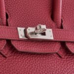 Hermès Birkin 25 Togo Rubis Palladium Hardware - Image 6
