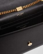 Saint Laurent Kate Medium YSL Crossbody Bag in Grained Leather - Image 3