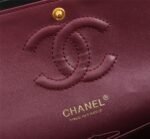 Chanel Lambskin Quilted Medium Rue Cambon Charms Double Flap Black - Image 9